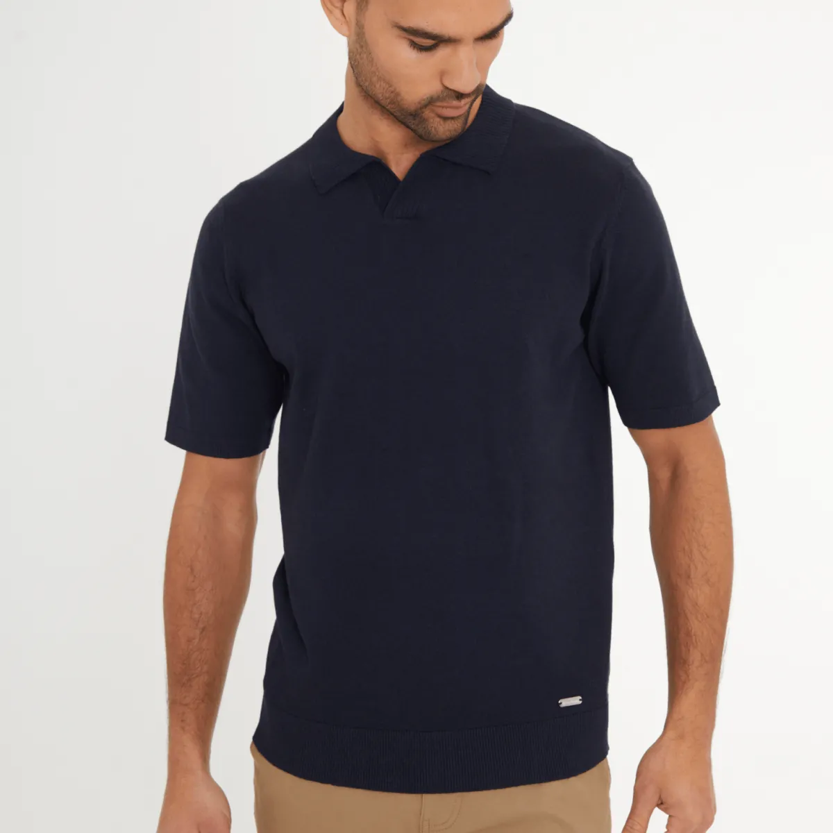Fashion Mens Trophy Neck Polo Top T-Shirts & Polos
