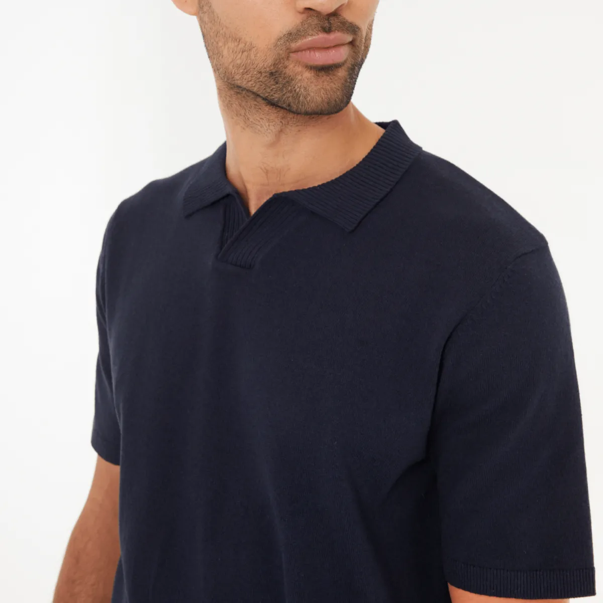 Fashion Mens Trophy Neck Polo Top T-Shirts & Polos