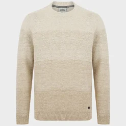 Outlet Men's Ombre Colour Block Sweater Knitwear
