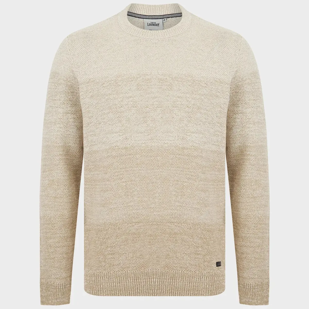 Outlet Men's Ombre Colour Block Sweater Knitwear