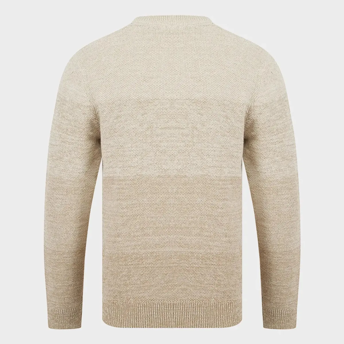 Outlet Men's Ombre Colour Block Sweater Knitwear