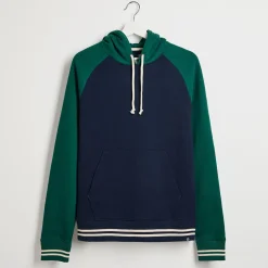 Sale Men`s Pure Cotton Colour Block Hoodie Sweatshirts & Hoodies