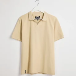Fashion Men's Stone Popcorn Texture Polo Shirts
