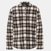 Hot Mens Tokyo Laundry Checked Fleece Jacket Knitwear