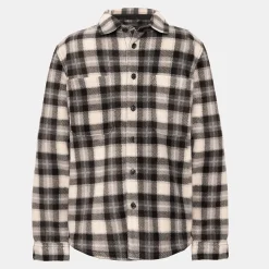 Hot Mens Tokyo Laundry Checked Fleece Jacket Knitwear