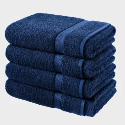 Online Navy Bath Sheet Towels