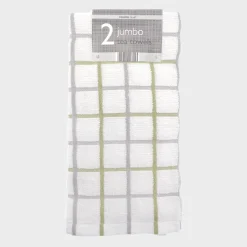 Fashion 2 Pack Jumbo Tea Towel Tea Towels