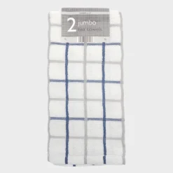 Fashion 2 Pack Jumbo Tea Towel Tea Towels