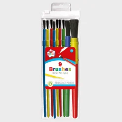 Discount Paint Brush Set 9ce Arts & Crafts