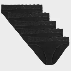 Hot 5pk Lace High leg Briefs Women Underwear
