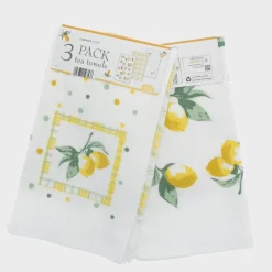Outlet 3pk Lemon Tea towels Tea Towels
