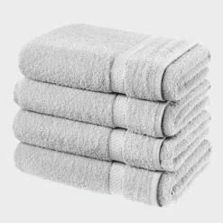 Outlet Silver Hand Towel 400GSM Towels