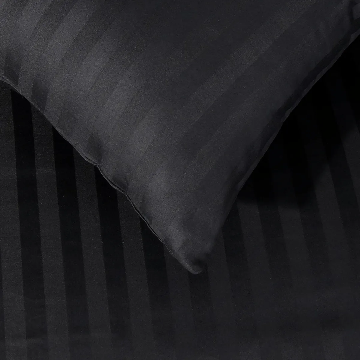 Hot Sleepdown Satin Stripe Single Duvet Set Duvet Cover Sets