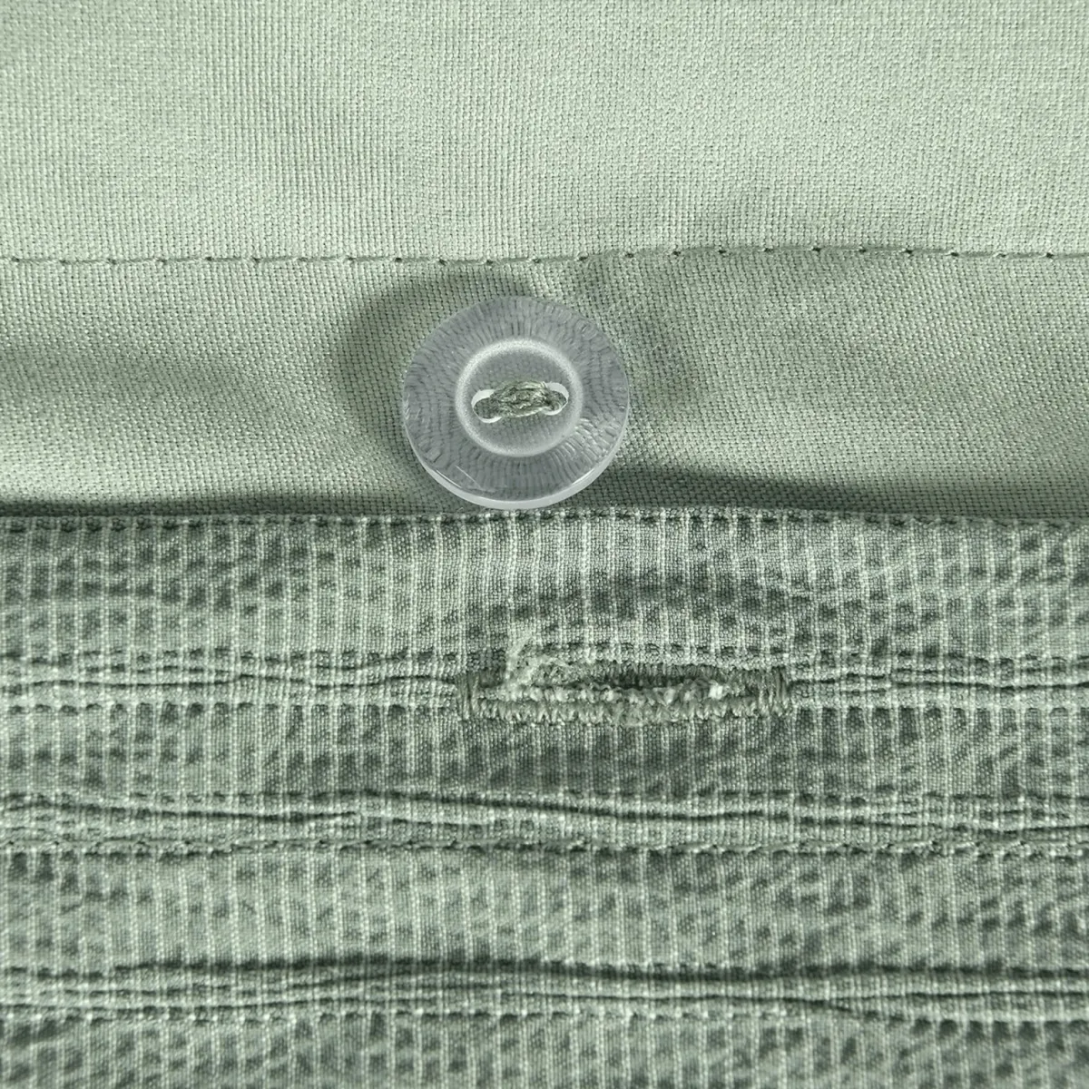 Sale Sleepdown Green Stripe Dobby Single Duvet Set Duvet Cover Sets
