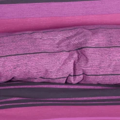 New Sleepdown Purple Textured Stripe Double Duvet Set Duvet Cover Sets