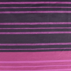 New Sleepdown Purple Textured Stripe Double Duvet Set Duvet Cover Sets