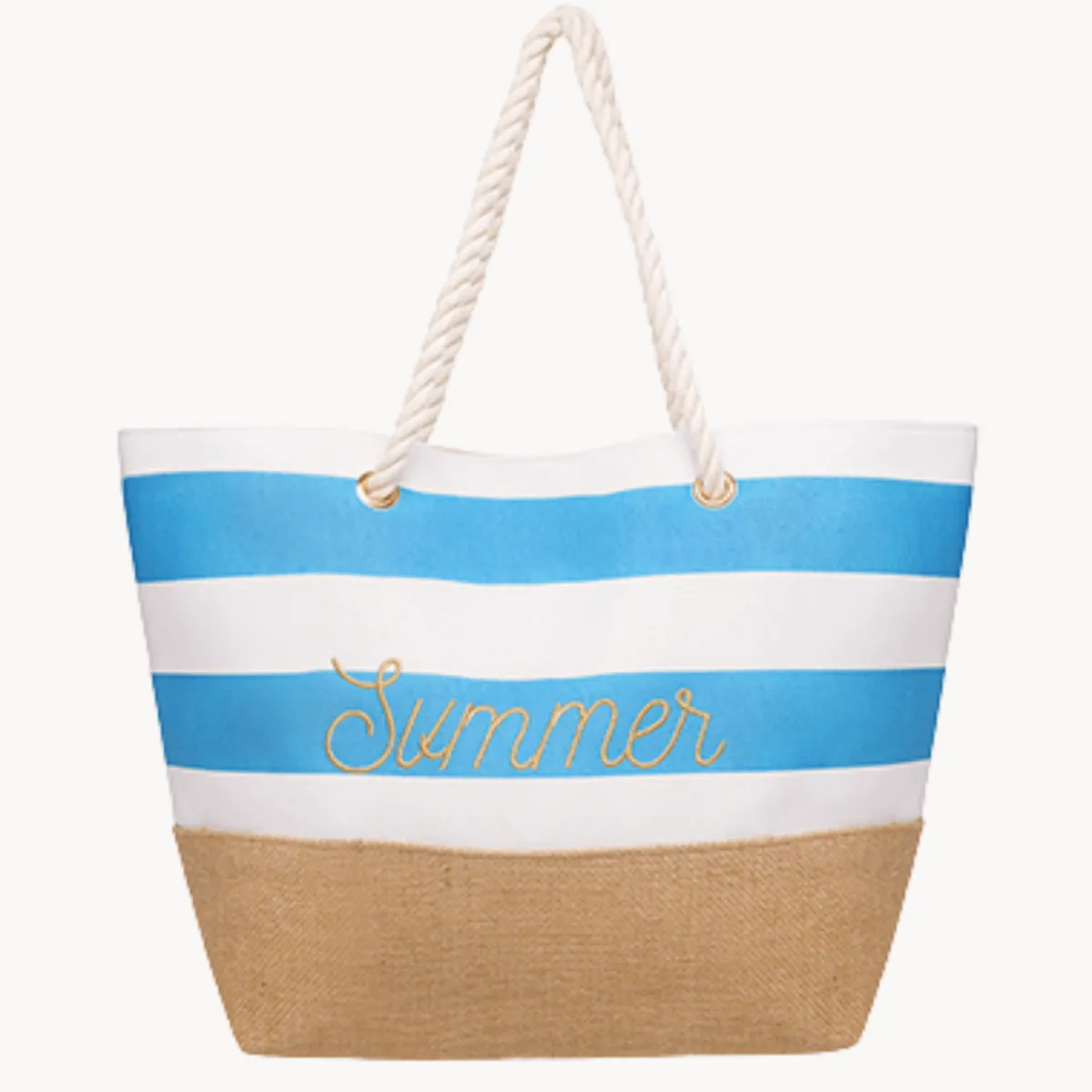 Online Summer Slogan Beach Bag Storage