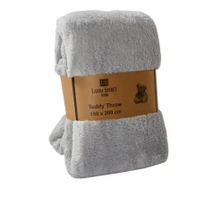 Online Teddy Sherpa Throw 150x200cm - Silver Blankets | Blankets & Throws