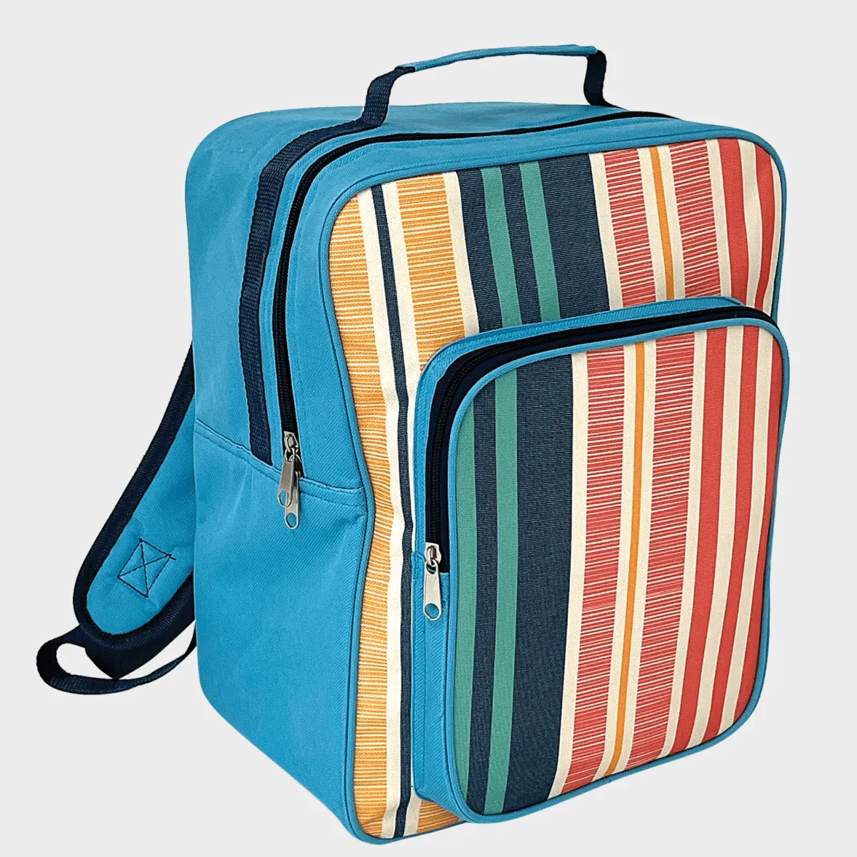 Outlet Textured Stripe Backpack Insulated Cooler Bags - 17 Litre Capacity Storage