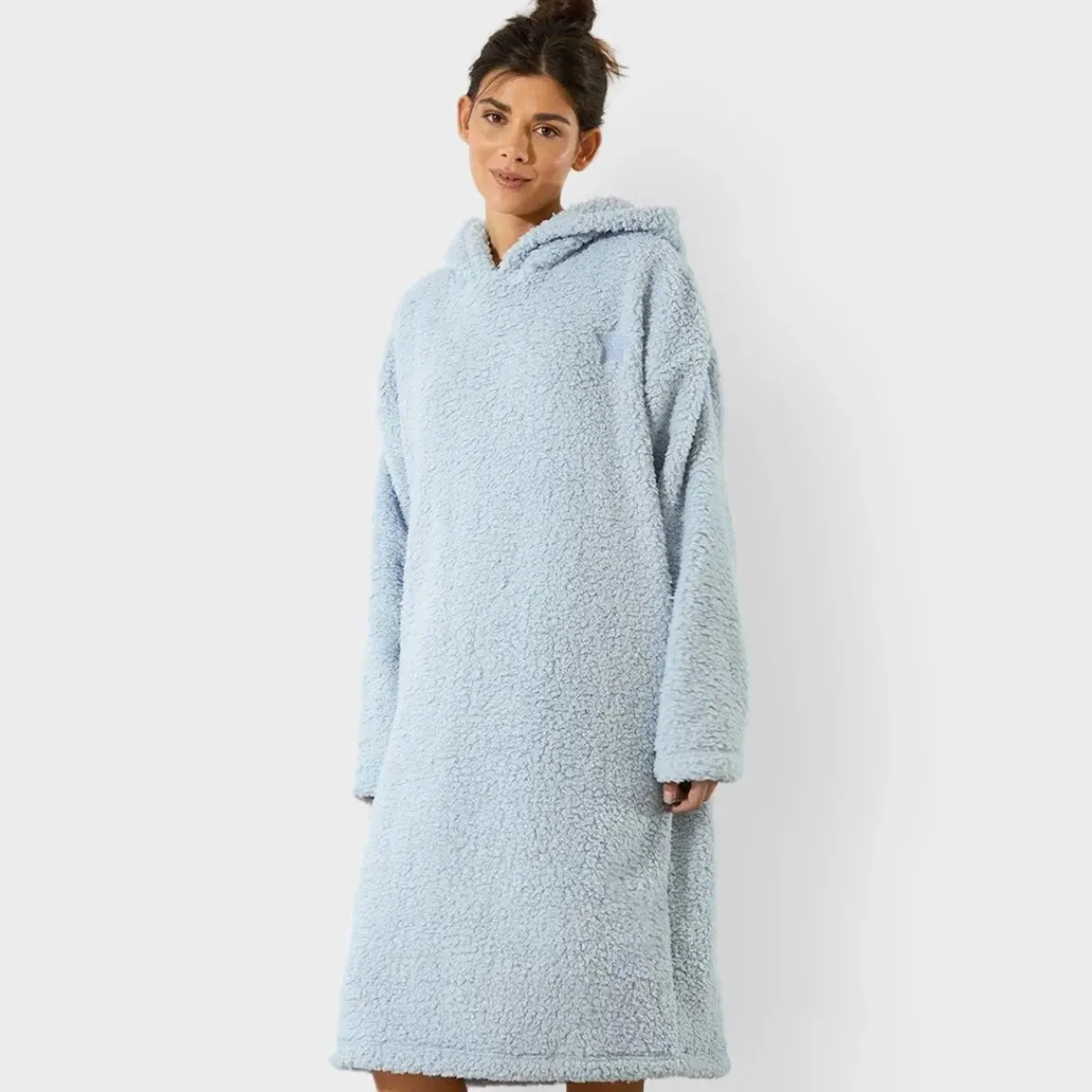 Clearance Threadbare Borg Longline Loungewear Hoodie Women Hoodies & Sweatshirts