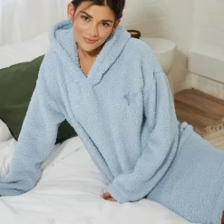Clearance Threadbare Borg Longline Loungewear Hoodie Women Hoodies & Sweatshirts