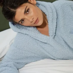 Clearance Threadbare Borg Longline Loungewear Hoodie Women Hoodies & Sweatshirts