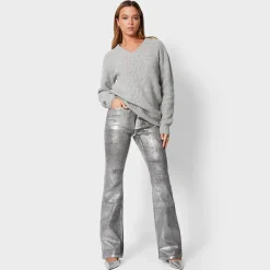 New Threadbare Ladies V Neck Knitted Jumper Women Hoodies & Sweatshirts