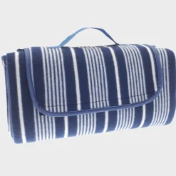 Clearance 130 x 130cm Picnic Blanket Nautical Stripe Blankets | Blankets & Throws