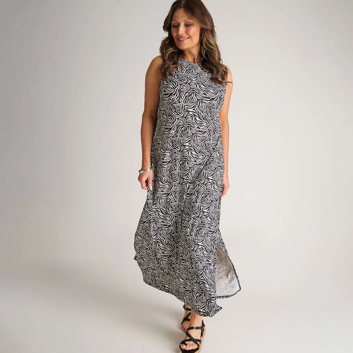 Hot Zebra Print Maxi Dress Women Dresses | Dresses