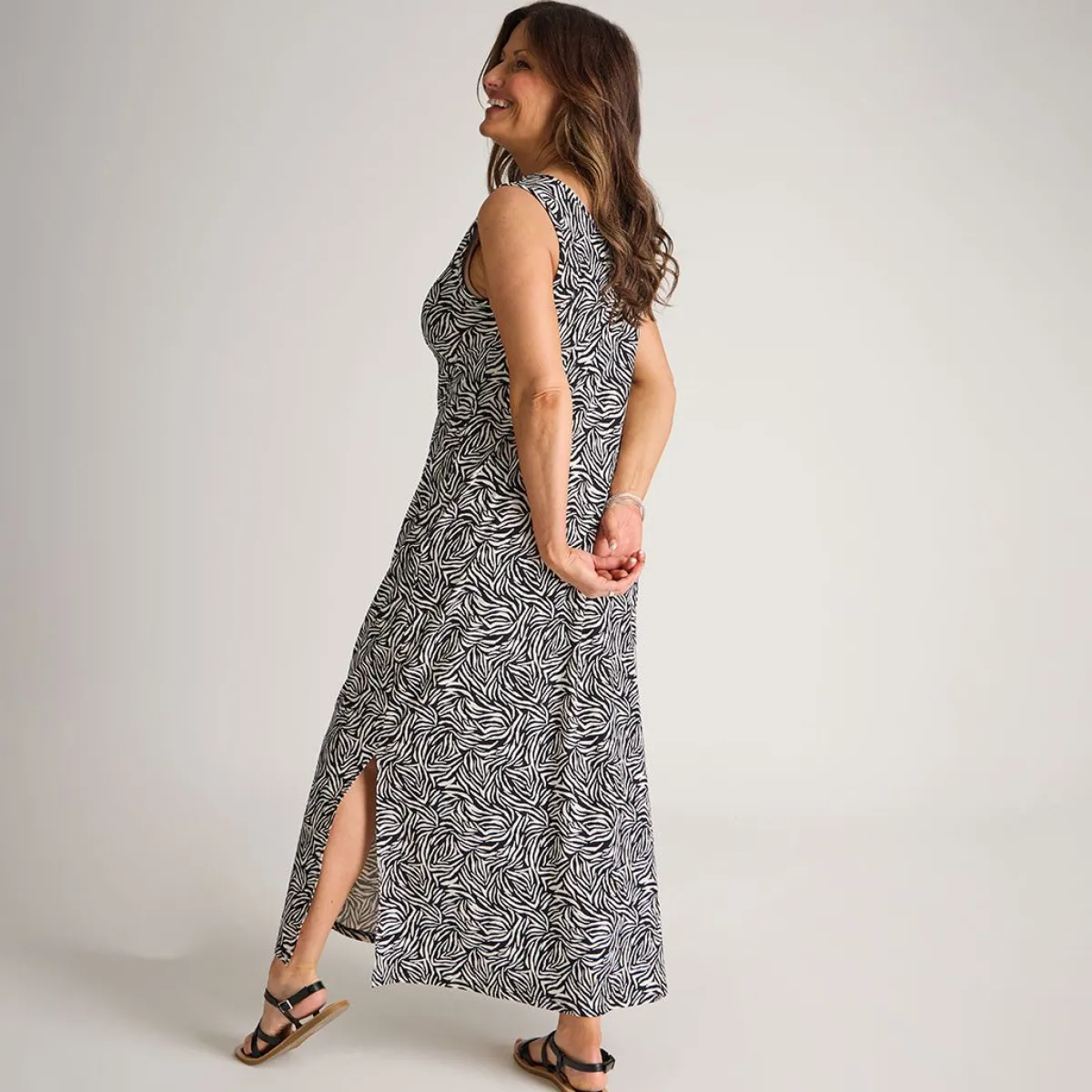 Hot Zebra Print Maxi Dress Women Dresses | Dresses